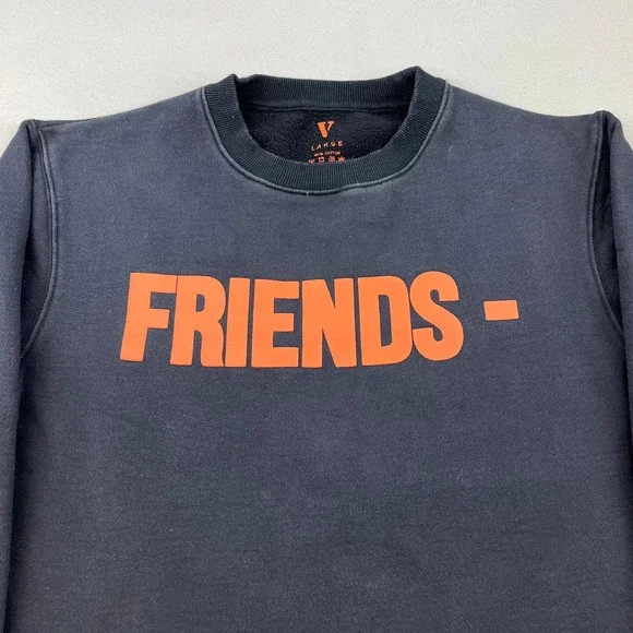 VLONE | Shirts | Vlone Friends Sweatshirt Adult Medium Black 